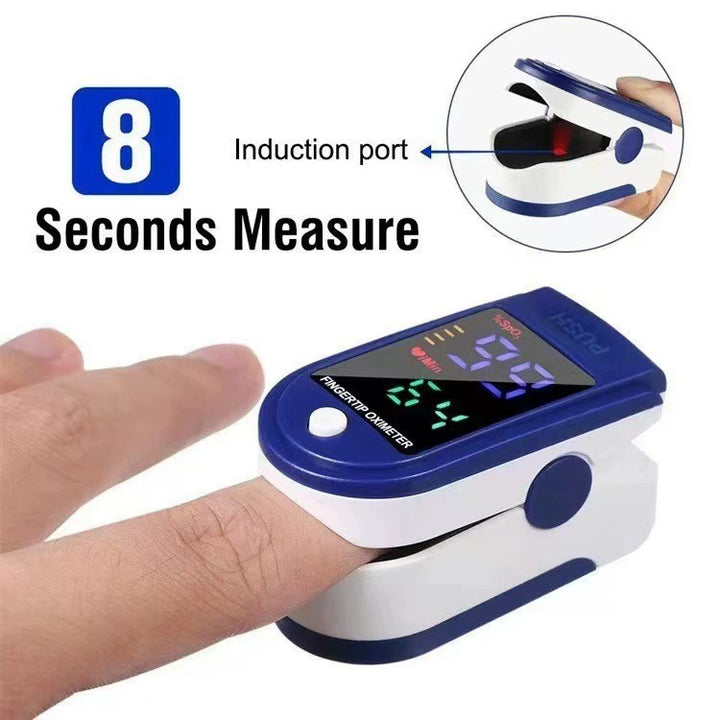 Digitales Pulsoximeter | Präzise Sauerstoffmessung Blau