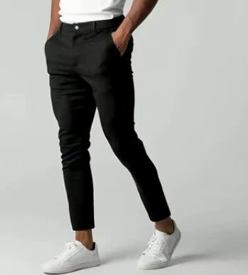 Herren-Chino-Hose - Stretch - Pflegeleicht | Baumwoll-Mix