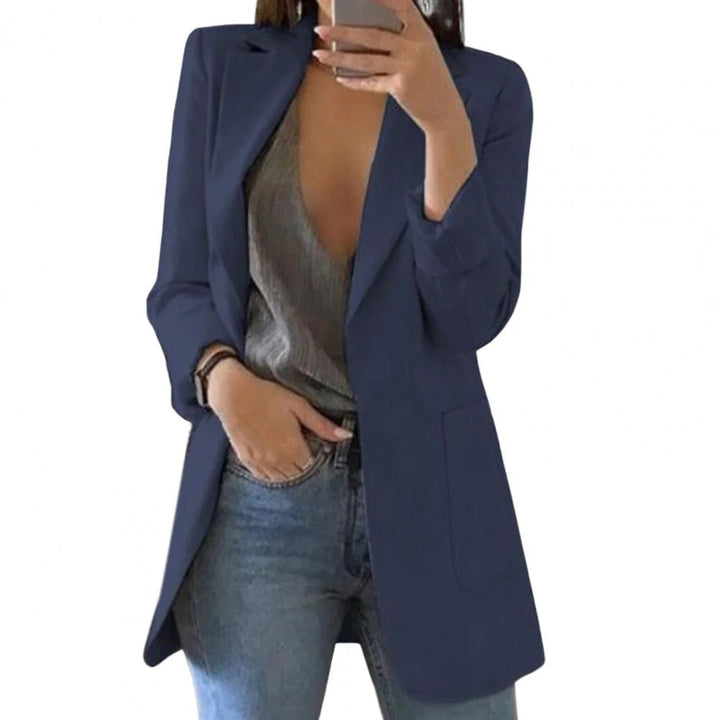 Eleganter Damenblazer – Langer Schnitt - Vielseitiges Design