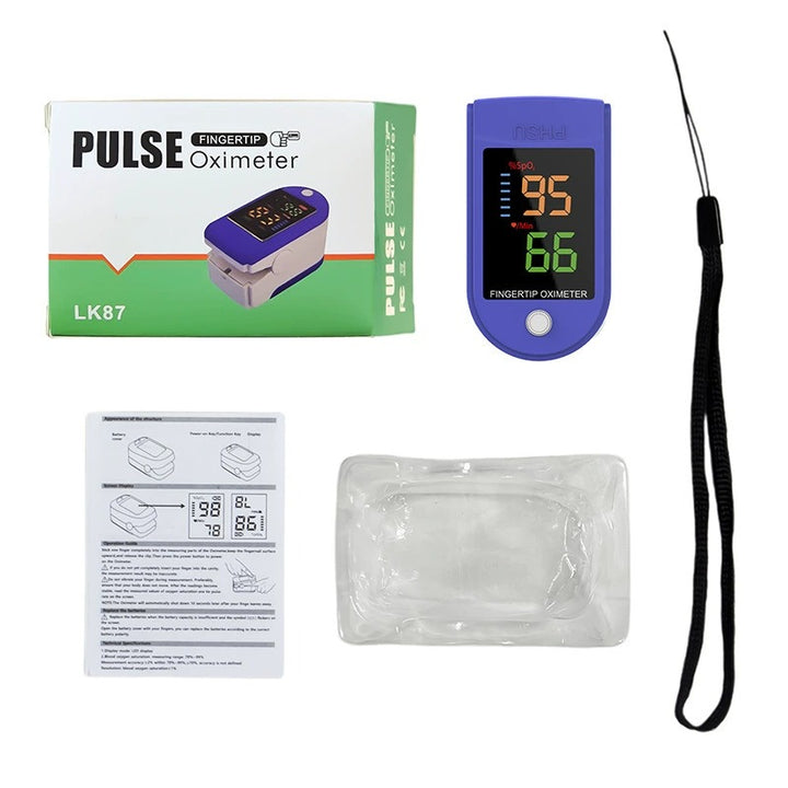Digitales Pulsoximeter | Präzise Sauerstoffmessung Blau