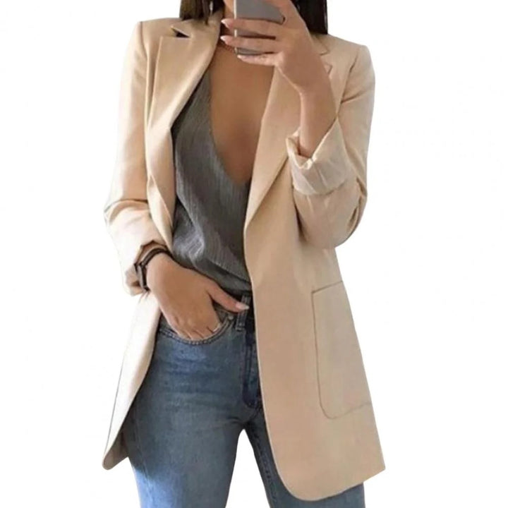 Eleganter Damenblazer – Langer Schnitt - Vielseitiges Design