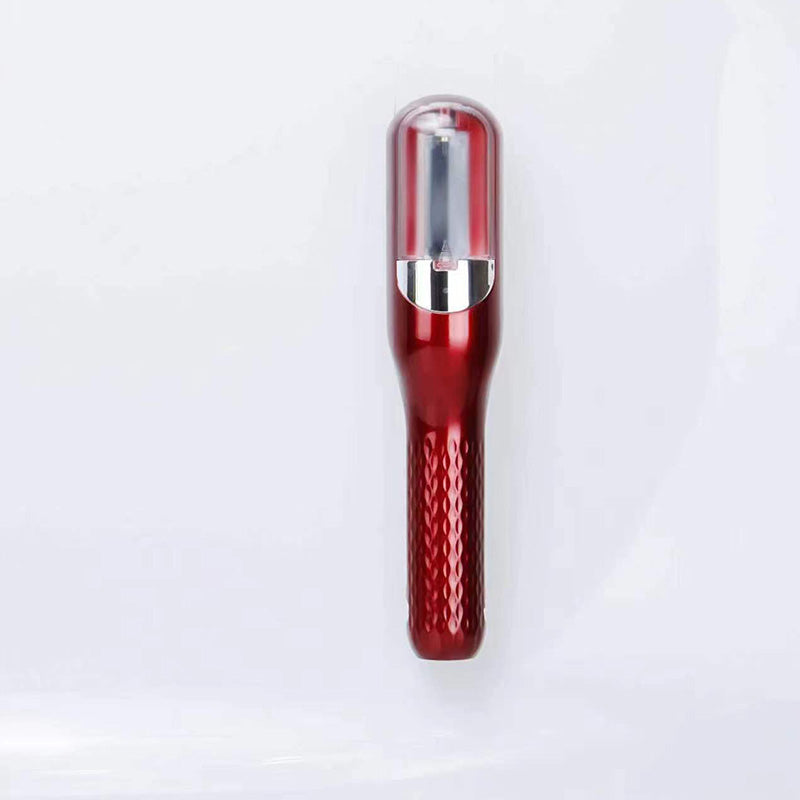 Innovativer 2-in-1-Haarglätter und Lockenstab in elegantem Design, erhältlich in Rot, Silber, Rosa, Weiß und Schwarz.
