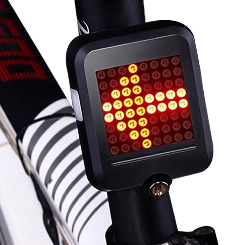 "Intelligente LED-Fahrrad-Blinklichter mit USB-Aufladung, robustem Design und Laserlicht für maximale Sichtbarkeit und Sicher