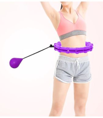 "Intelligenter Fitness-Reifen in Rosa, innovativ für effektives Heimtraining, anpassbar zur Bauchstraffung und Fettverbrennun
