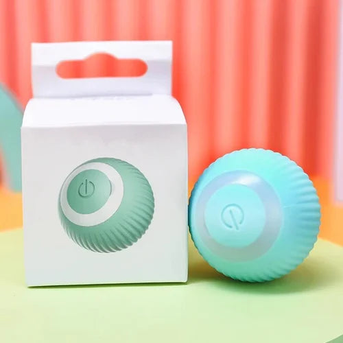 "Interaktive Power Ball Kugel für Haustiere, selbstbeweglich, grün, sicheres Spielzeug gegen Bisse und Kratzer"