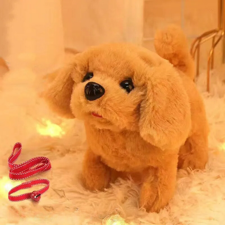 "Interaktiver Roboterhund für Kinder mit realistischen Bewegungen, geeignet für aktives Spiel und Lernen ab 2 Jahren."