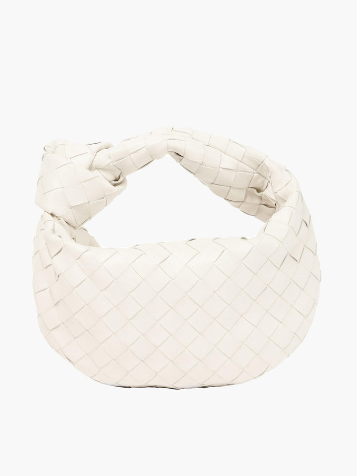 "Isabella gewebte Mini-Handtasche, Schwarz, handgewebt, elegant, vielseitig, Damenhandtasche, modernes Design, kompakt"