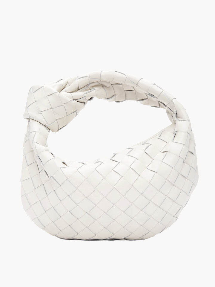 "Isabella gewebte Mini-Handtasche, Schwarz, handgewebt, elegant, vielseitig, Damenhandtasche, modernes Design, kompakt"