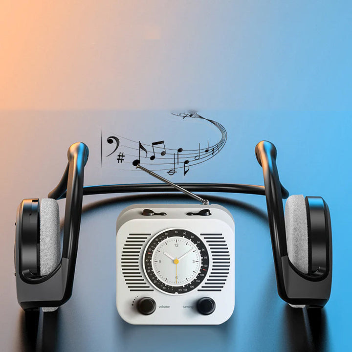 Kabellose A23 Bluetooth-Kopfhörer mit integriertem MP3-Player, stilvollem Design in Rot, Blau und Schwarz, Bluetooth 5.0.