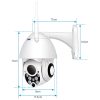 "Kabellose HD-Außenkamera für Wi-Fi-Überwachung, kompakt und wetterfest, mit benutzerfreundlichem Design für einfache Montage