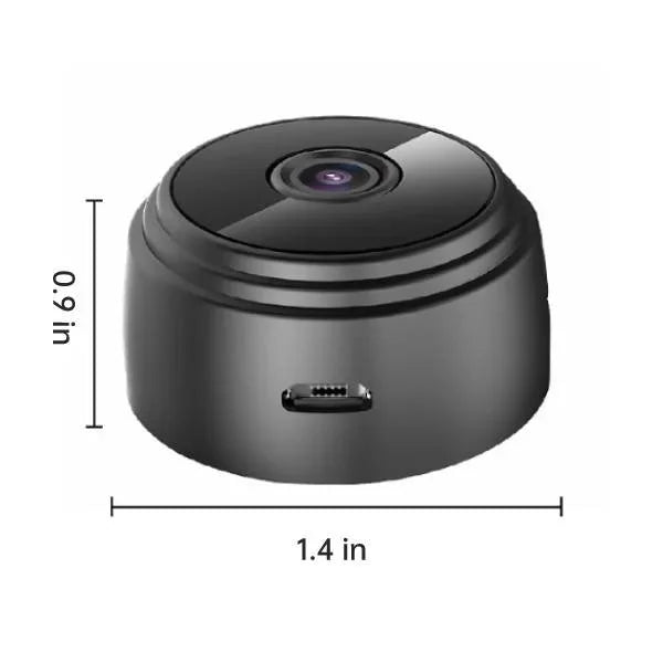 Kabellose HD-Rückfahrkamera mit Nachtsichtfunktion, wasserdicht, montiert auf Metalloberfläche für präzises Manövrieren.