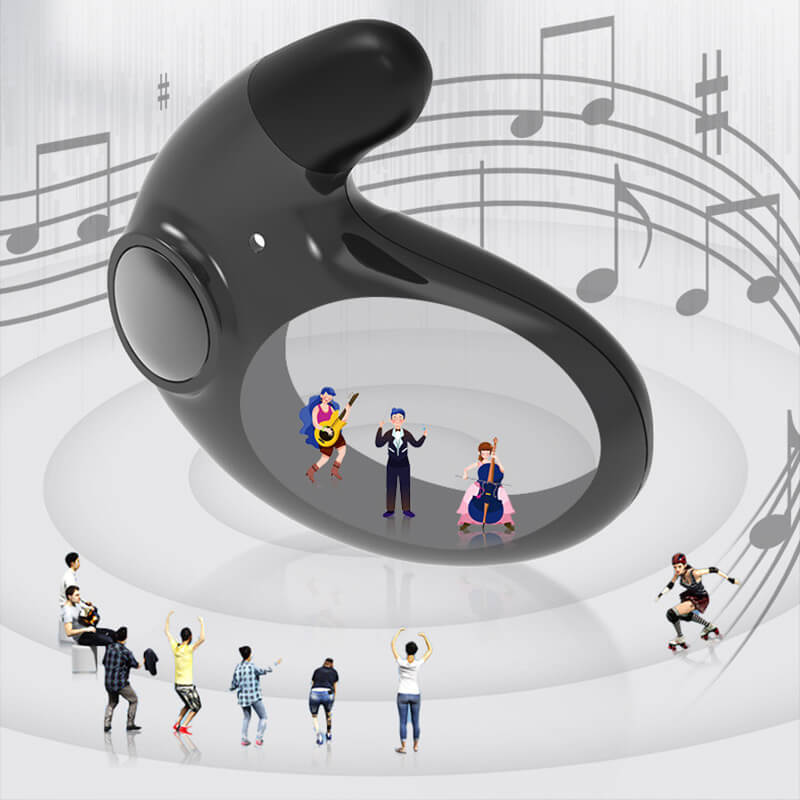 Kabellose, unsichtbare Schlafkopfhörer, ergonomisch und komfortabel, ideal für ungestörten Schlaf und entspannte Nächte.