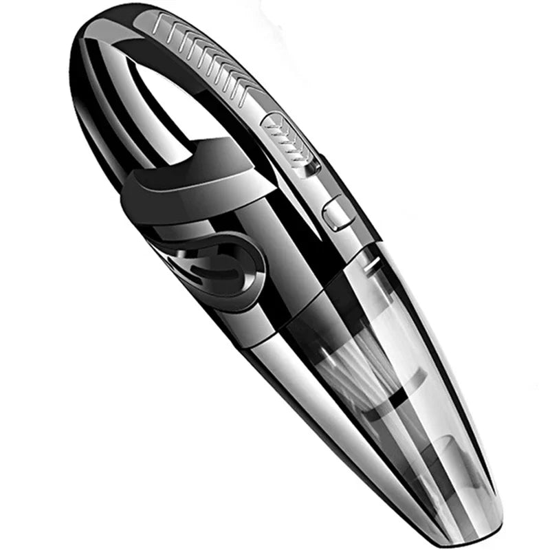 "Kabelloser Handstaubsauger mit ergonomischem Griff, leistungsstarker Zyklonsaugkraft, ideal für Zuhause und Auto."