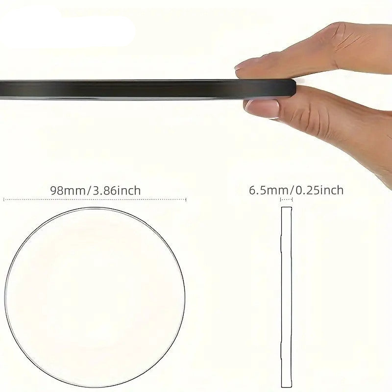 "Kabelloses 30W Induktions-Ladegerät in Schwarz-Weiß, schlankes Design, kompatibel mit iPhone & Android für schnelles Laden."