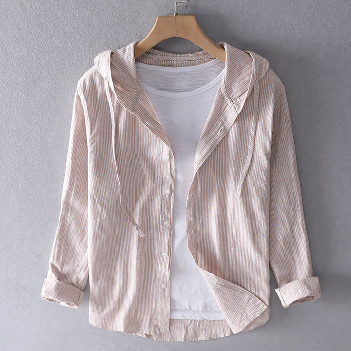 "Klassische, atmungsaktive Baumwoll-Bluse mit elegantem Schnitt, in verschiedenen Farben erhältlich, ideal für heiße Tage."