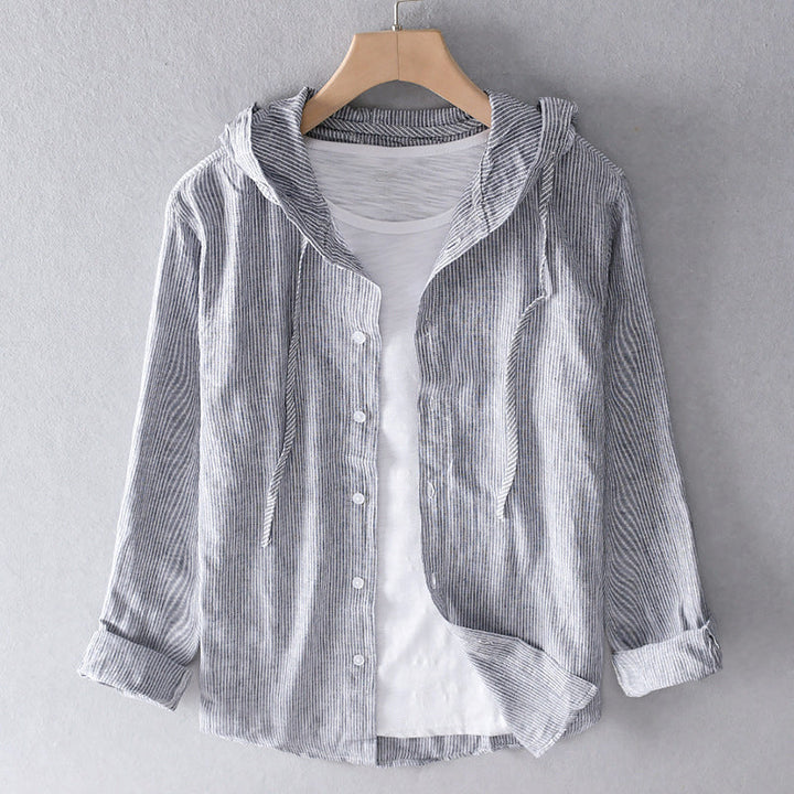 "Klassische, atmungsaktive Baumwoll-Bluse mit elegantem Schnitt, in verschiedenen Farben erhältlich, ideal für heiße Tage."