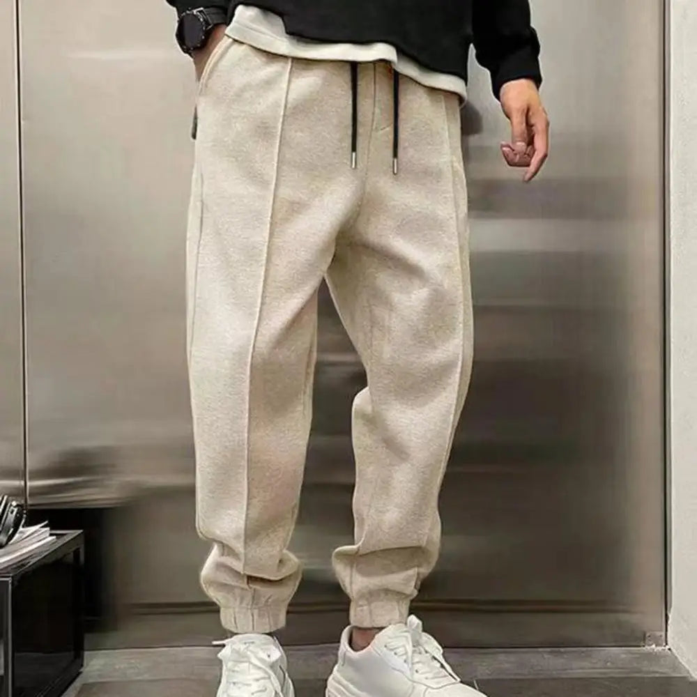 "Klassische Herren-Jogginghose, Baumwolle, elastischer Bund, Seitentaschen, für Sport und Freizeit, komfortabel und vielseiti