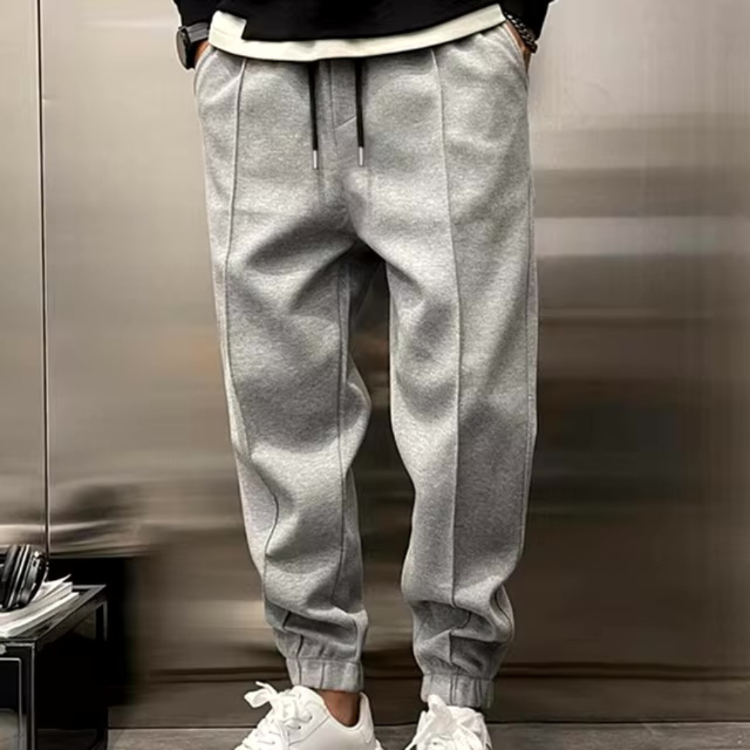 "Klassische Herren-Jogginghose, Baumwolle, elastischer Bund, Seitentaschen, für Sport und Freizeit, komfortabel und vielseiti