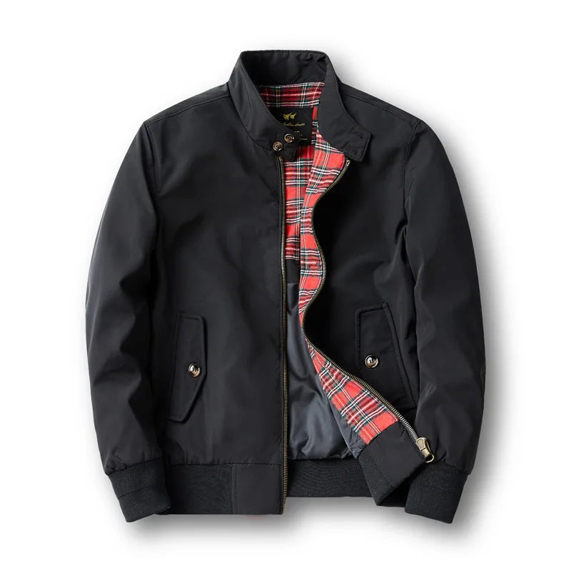 "Klassische Herren Übergangsjacke in zeitlosem Design, vielseitig, hochwertig verarbeitet, wetterfest mit praktischen Taschen