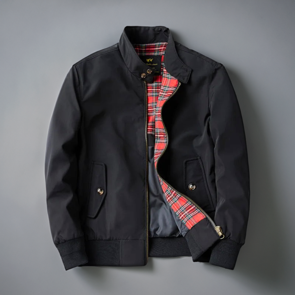 "Klassische Herren Übergangsjacke in zeitlosem Design, vielseitig, hochwertig verarbeitet, wetterfest mit praktischen Taschen