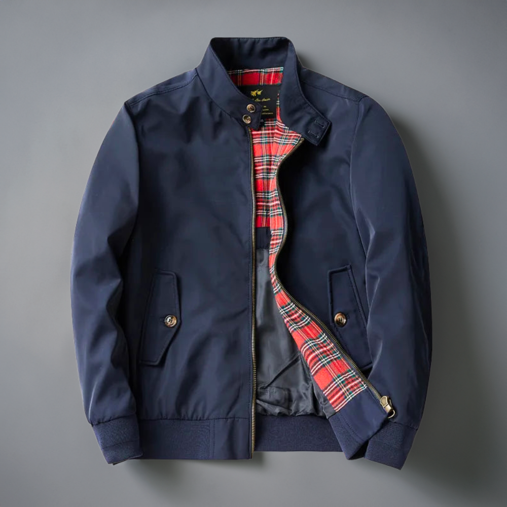 "Klassische Herren Übergangsjacke in zeitlosem Design, vielseitig, hochwertig verarbeitet, wetterfest mit praktischen Taschen