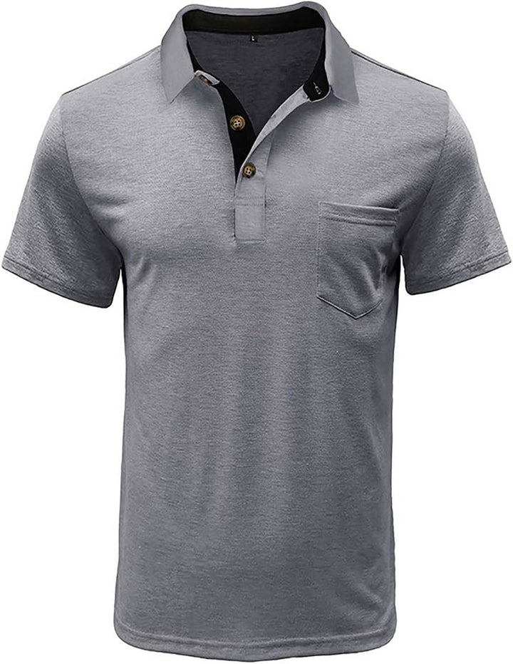 Klassisches Herren Polohemd mit modernem Polokragen, elegantes Design, hochwertiger Stoff, perfekte Wahl für jeden Anlass.
