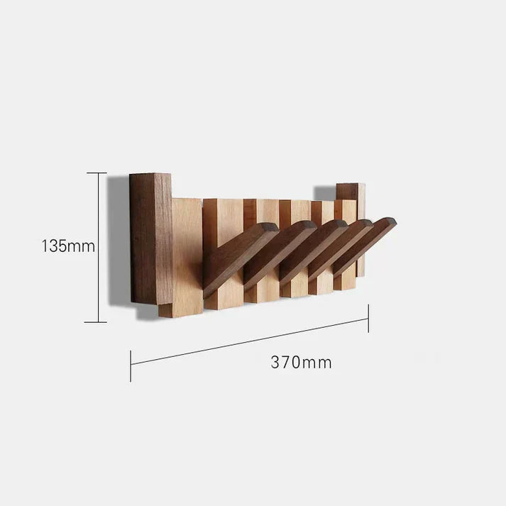 Klaviergarderobe aus Holz, kunstvoller Haken mit elegantem Design, ideal für Flur oder Büro, vielseitig und stilvoll.