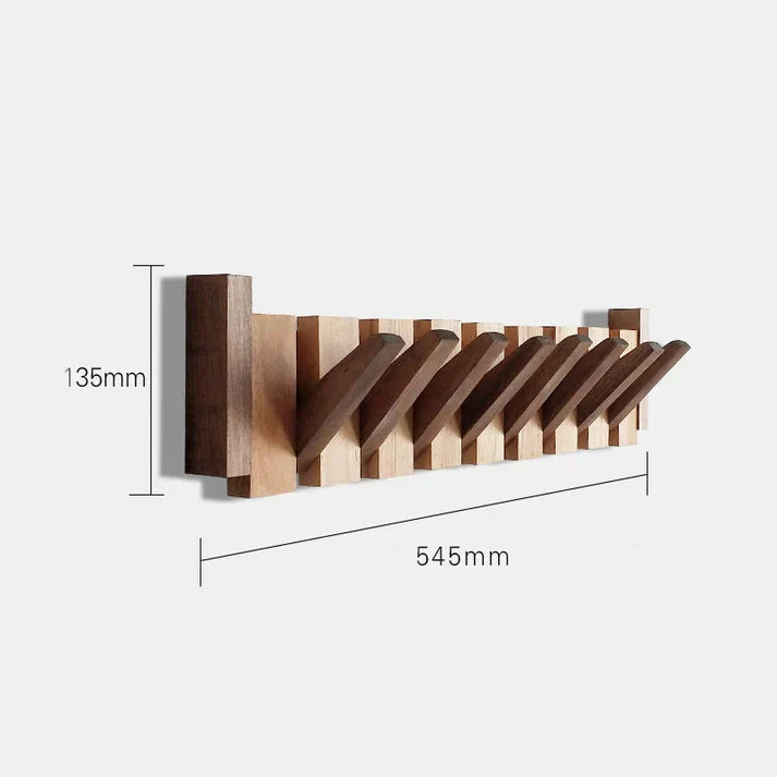 Klaviergarderobe aus Holz, kunstvoller Haken mit elegantem Design, ideal für Flur oder Büro, vielseitig und stilvoll.