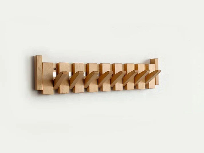Klaviergarderobe aus Holz, kunstvoller Haken mit elegantem Design, ideal für Flur oder Büro, vielseitig und stilvoll.