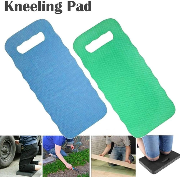 "Komfortables, rutschfestes Garten-Kniepolster in Hellblau für ergonomisches Arbeiten auf harten Oberflächen, ideal zum Pflan