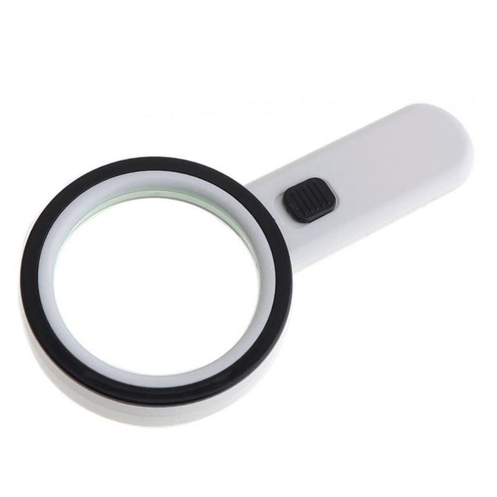 "Kompakte 30-fache optische Lupe mit LED-Licht, klare Linien, ideal für Detailbetrachtung und verbessertes Sehvermögen."