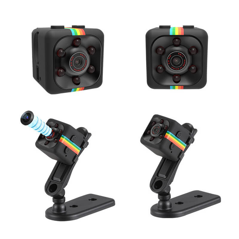 "Kompakte Mini-Nachtsichtkamera, ideal für diskrete Überwachung, 1080p HD, schwarz, tragbar, geeignet für Zuhause"