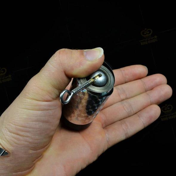 "Kompakter, erweiterbarer Metallstab für Sicherheit und Selbstverteidigung im Taschenformat, Edelstahl, leicht."