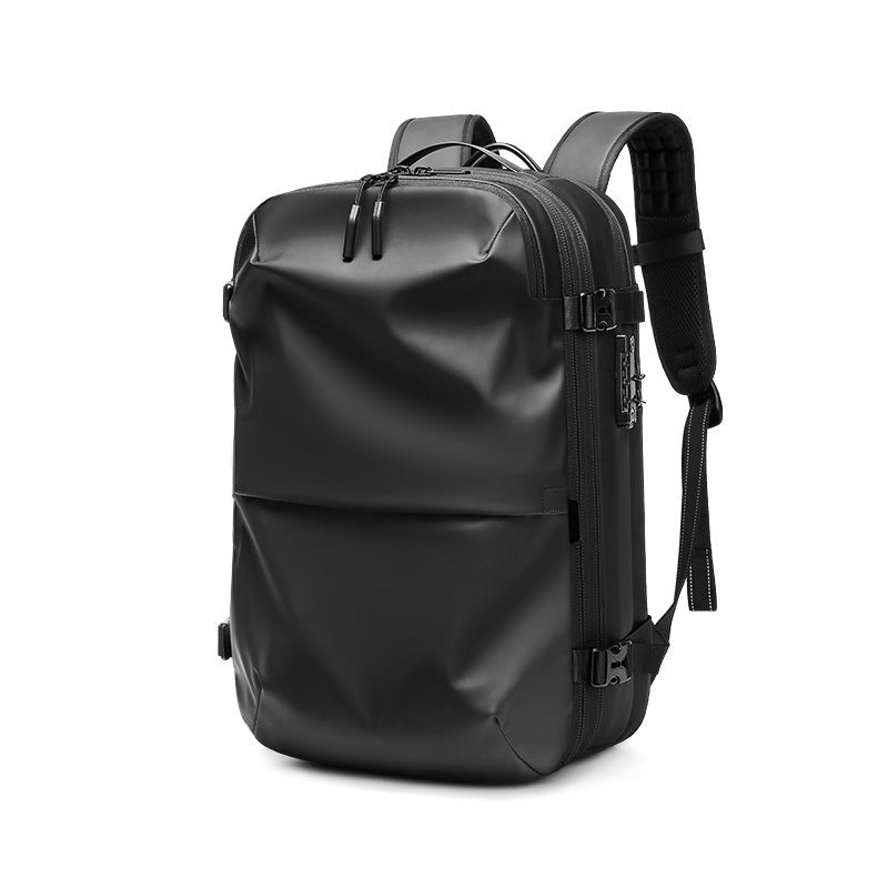 "Kompakter, leichter Reise-Vakuum-Rucksack für Damen, wasserdichtes Material, stilvolles Design, viel Stauraum."