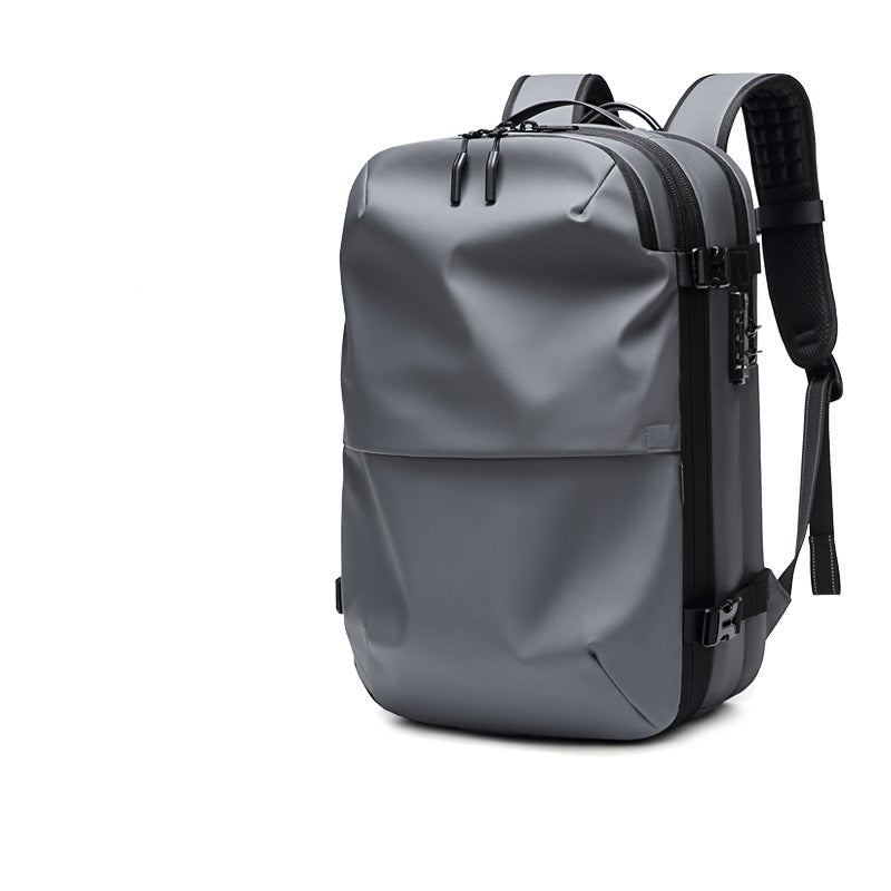 "Kompakter, leichter Reise-Vakuum-Rucksack für Damen, wasserdichtes Material, stilvolles Design, viel Stauraum."