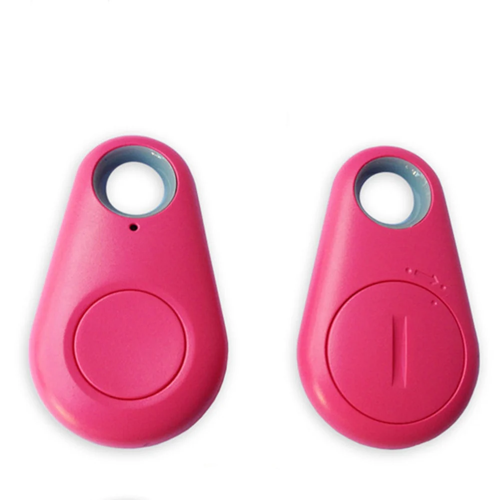 Kompakter Mini-GPS-Tracker in Blau, Grün, Rosa und Schwarz für Kinder, mit GPS-Ortung und SOS-Funktion.