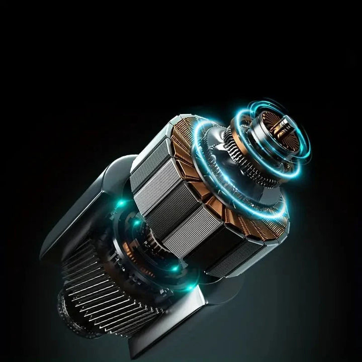 "Kompakter, tragbarer Elektrorasierer, mini, USB-C ladbar, waschbar, für unterwegs, ideal für Männer, schlankes Design."