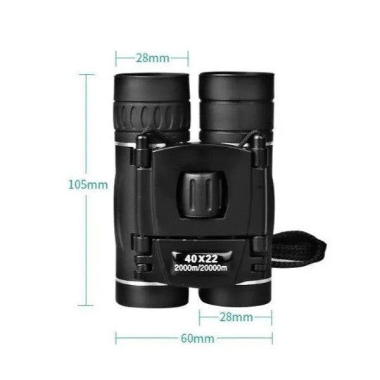 "Kompaktes Militär Fernglas 40x22 mit robustem Design und 40-facher Vergrößerung, ideal für Outdoor-Abenteuer."