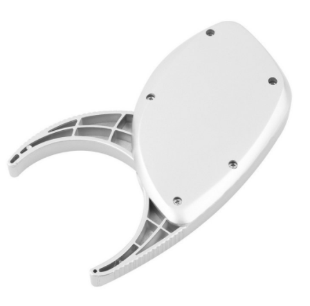 "Körperfettmessgerät mit großem LCD, ergonomischem Design und präzisen Messwerten aus robustem ABS-Material."
