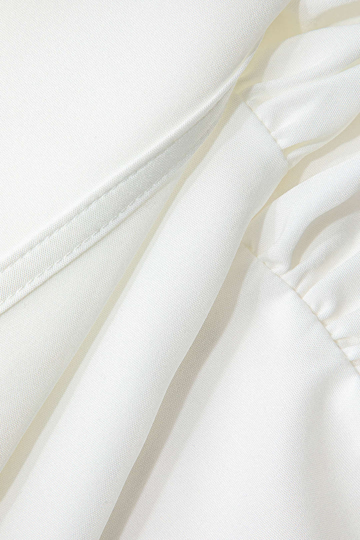 "Korsett-Oberteil mit Schößchen, formgebend, mit eleganten Bindebändern, ideal für modische Anlässe, Vorderansicht"
