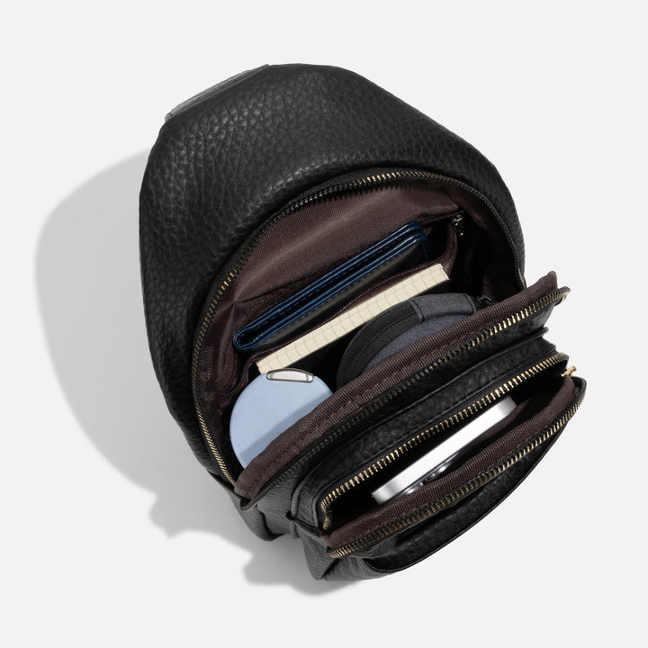 "Lässige Crossbody-Tasche mit Diebstahlschutz, elegantes Design, in Grün, Khaki, Rot, Schwarz, Weiß, wasserfest."