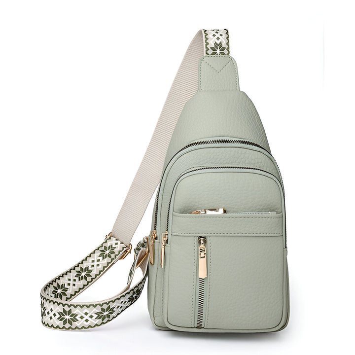 "Lässige Crossbody-Tasche mit Diebstahlschutz, elegantes Design, in Grün, Khaki, Rot, Schwarz, Weiß, wasserfest."
