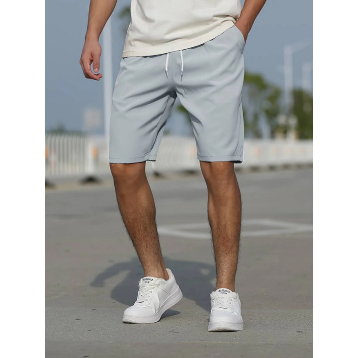 "Lässige Herrenshorts mit Kordelzug, modernem Design, niedriger Leibhöhe. Perfekt für Sommer, verstellbarer Sitz."
