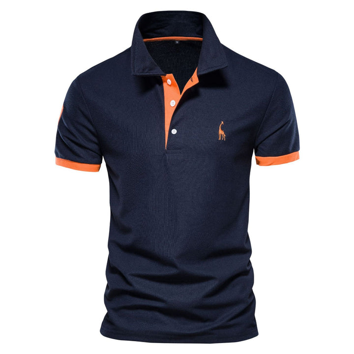 "Lässiges Herren Poloshirt, klassisches Design, vielseitige Farben, ideal für Alltag, Café, Treffen, elegante Passform."