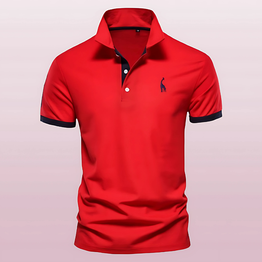 "Lässiges Herren Poloshirt, klassisches Design, vielseitige Farben, ideal für Alltag, Café, Treffen, elegante Passform."