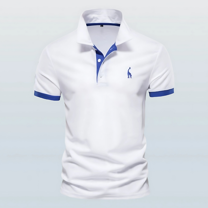 "Lässiges Herren Poloshirt, klassisches Design, vielseitige Farben, ideal für Alltag, Café, Treffen, elegante Passform."