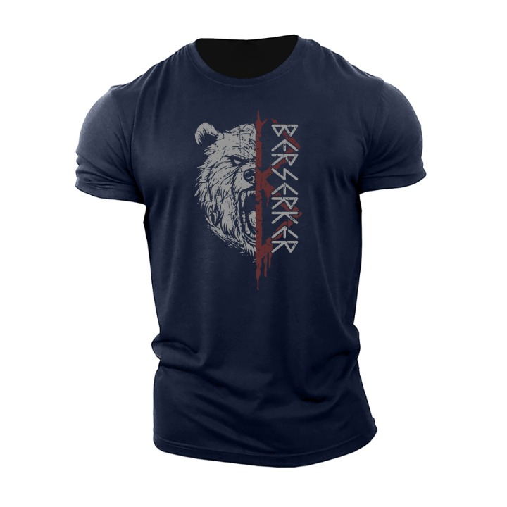 "Lässiges Herren T-Shirt aus Baumwolle, kurzarm, atmungsaktiv, modern geschnitten, ideal für Komfort und Stil."