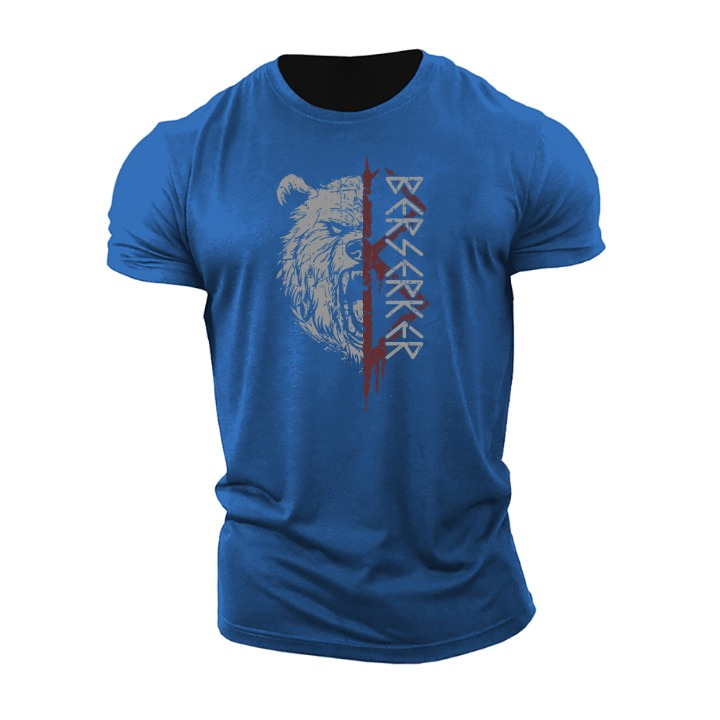 "Lässiges Herren T-Shirt aus Baumwolle, kurzarm, atmungsaktiv, modern geschnitten, ideal für Komfort und Stil."