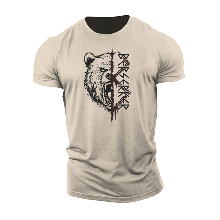 "Lässiges Herren T-Shirt aus Baumwolle, kurzarm, atmungsaktiv, modern geschnitten, ideal für Komfort und Stil."