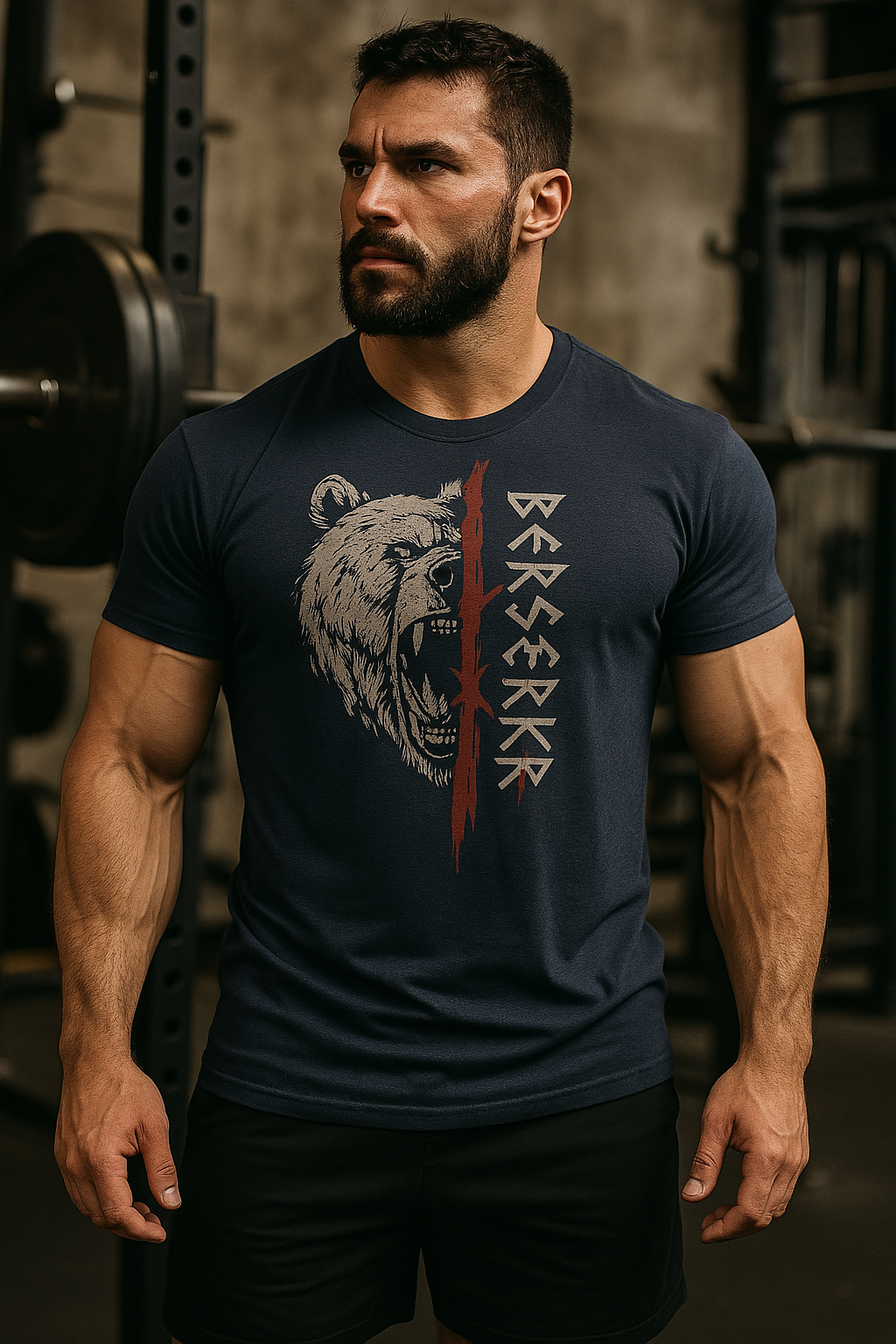 "Lässiges Herren T-Shirt aus Baumwolle, kurzarm, atmungsaktiv, modern geschnitten, ideal für Komfort und Stil."
